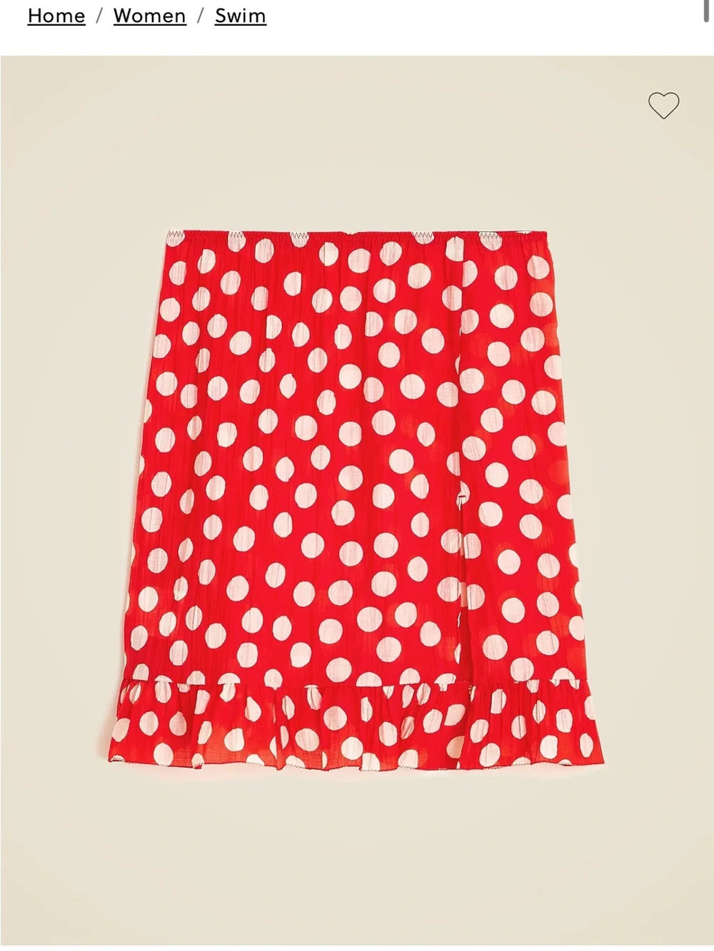 Red Polka Dot Spaghetti Strap two piece set